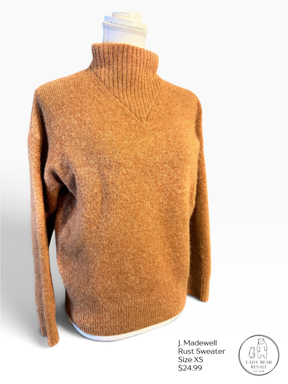 Madewell Rust Sweater - Size XS